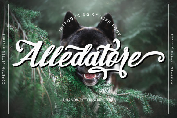 Alledatore: A Magical Script Font for Elegant Branding