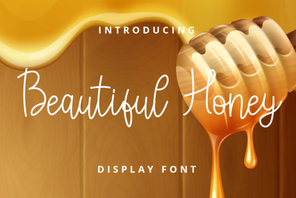 Beautiful Honey: A Luxury Script Font for Editorial Design