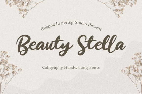 Beauty Stella: A Delicate Script Handwritten Font for Elegant Digital Brands