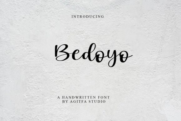 Bedoyo: A Delicate Script Handwritten Font for Elegant Design