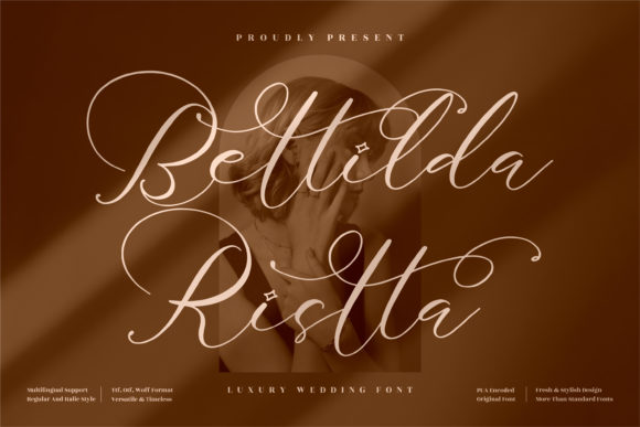 Bettilda Ristta: A Delicate Script Font for Elegant Editorial Design