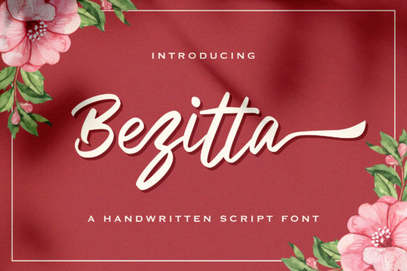 Bezitta Script Font for Elegant Handmade Designs