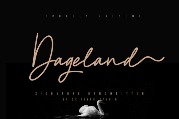 Dageland: A Refined Script Font for Elegant Editorial Design