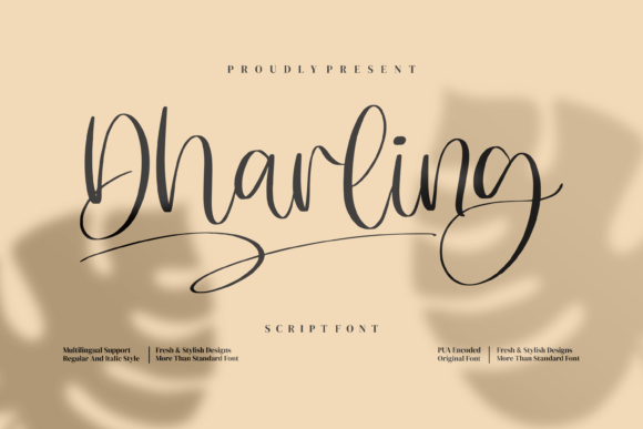 Dharling: The Refined Script Handwritten Font for Elegant Design