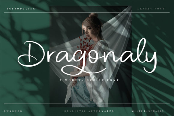 Dragonaly: A Delicate Script Font for Editorial Elegance