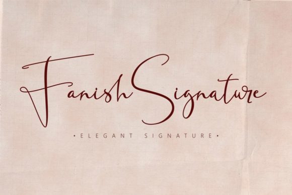 Fanish Signature Font: Elegant Script for Digital Branding