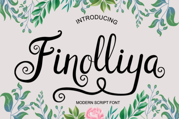 Finolliya Script Font for Elegant Branding & Social Campaigns