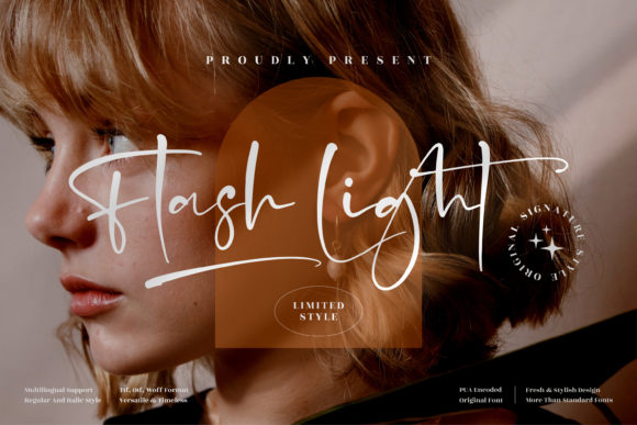 Flash Light Font: A Chic Thin Script for Digital Elegance