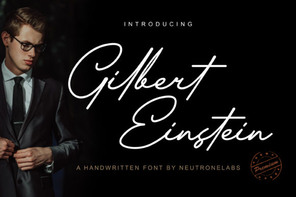Gilbert Einstein Script Font for Elegant Branding