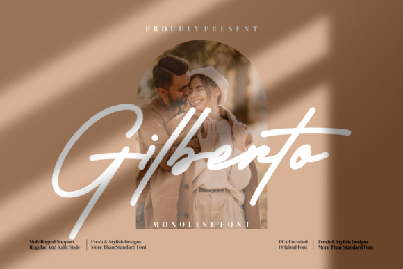 Gilberto: A Stylish Script Font for Elegant Digital Branding