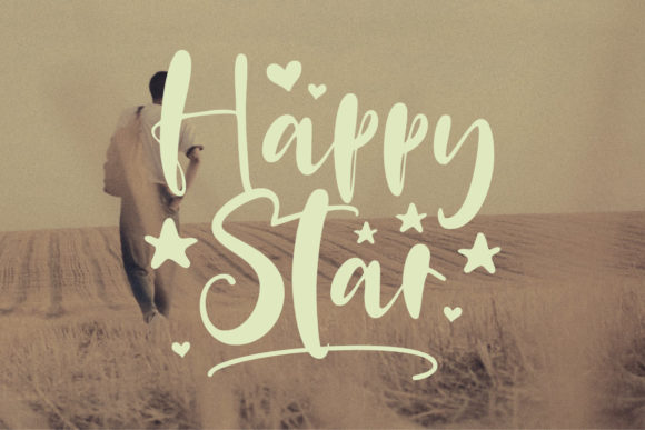 Happy Star Script Font for Small Business Branding