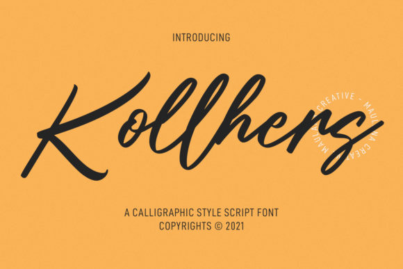 Kollhers: A Delicate Script Font for Elegant Digital Branding