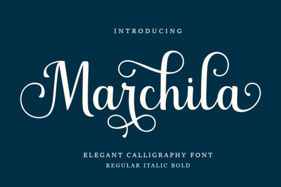 Marchila: Elegant Script Handwritten Font for Designers