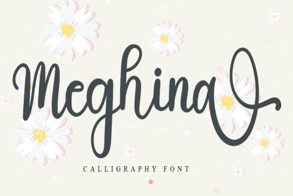 Meghina: A Romantic Script Handwritten Font for Small Business Branding
