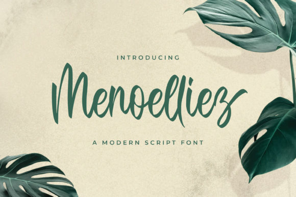 Menoelliez Script Font for Creative Campaigns