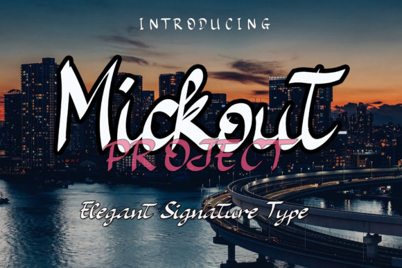Mickout Project: A Delicate Script Font for Elegant Branding