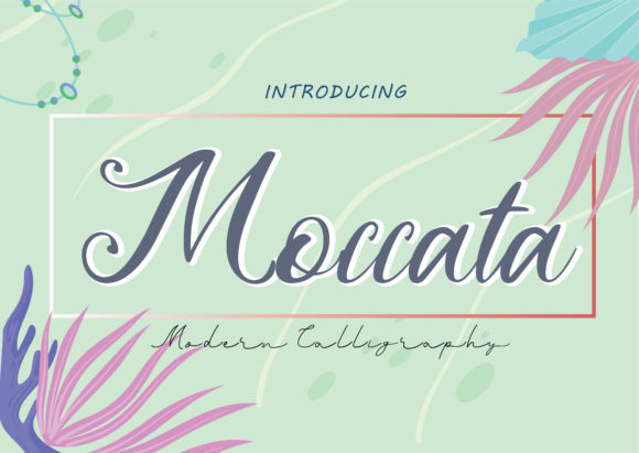 Moccata: A Playful Script Handwritten Font for Creative Projects