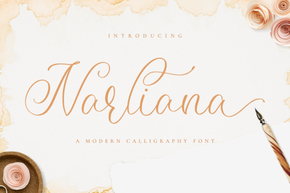 Narliana Script Font for Elegant Brand Identity Design