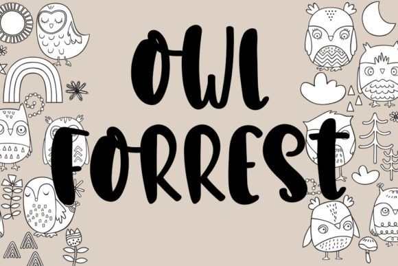 Owl Forest Script Font for Branding That Feels Thoughtful & True