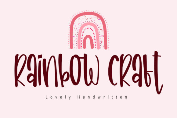 Rainbow Craft Font for Whimsical, Luxury Branding