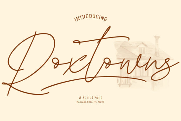 Roxtowns: A Graceful Script Font for Elegant Branding