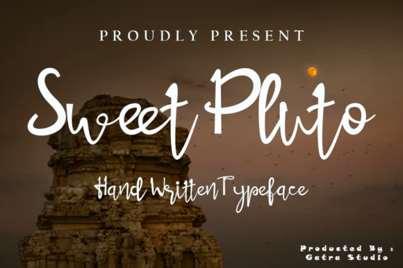 Sweet Pluto Script Font for Creative Branding Projects