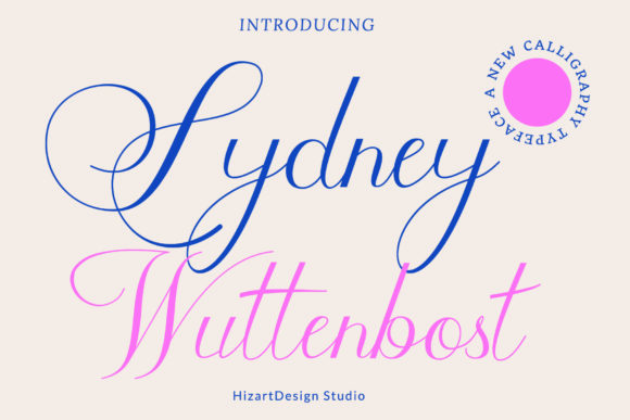 Sydney Wuttenbost Font for Elegant Small Business Branding