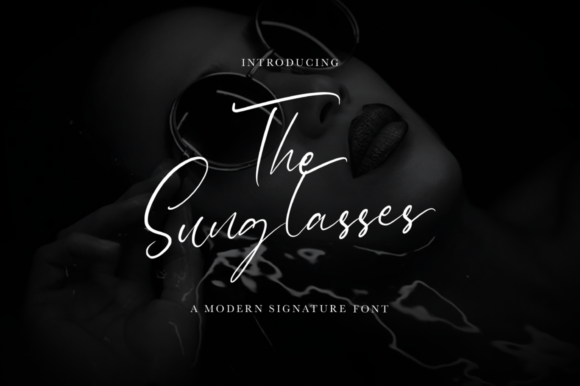 The Sunglasses Font for Elegant Campaign Typography