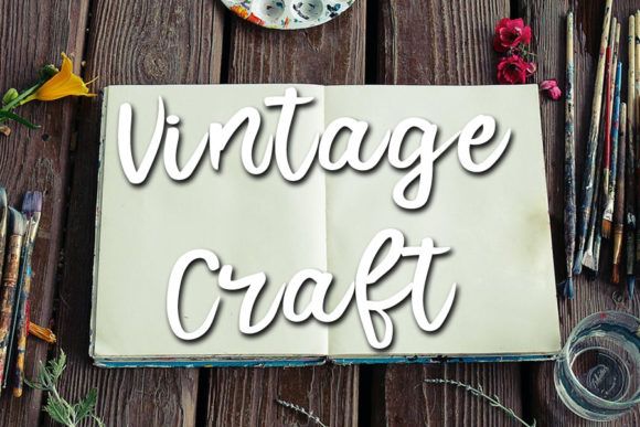 Vintage Craft Script Font for Creative Campaigns