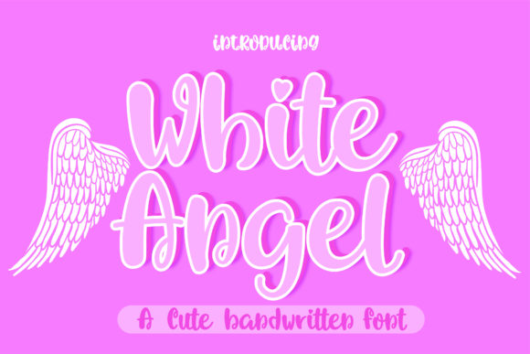 White Angel Script Font for Creative Campaigns