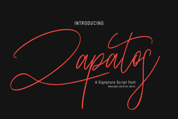 Zapatos Font for Elegant Branding and Business Design